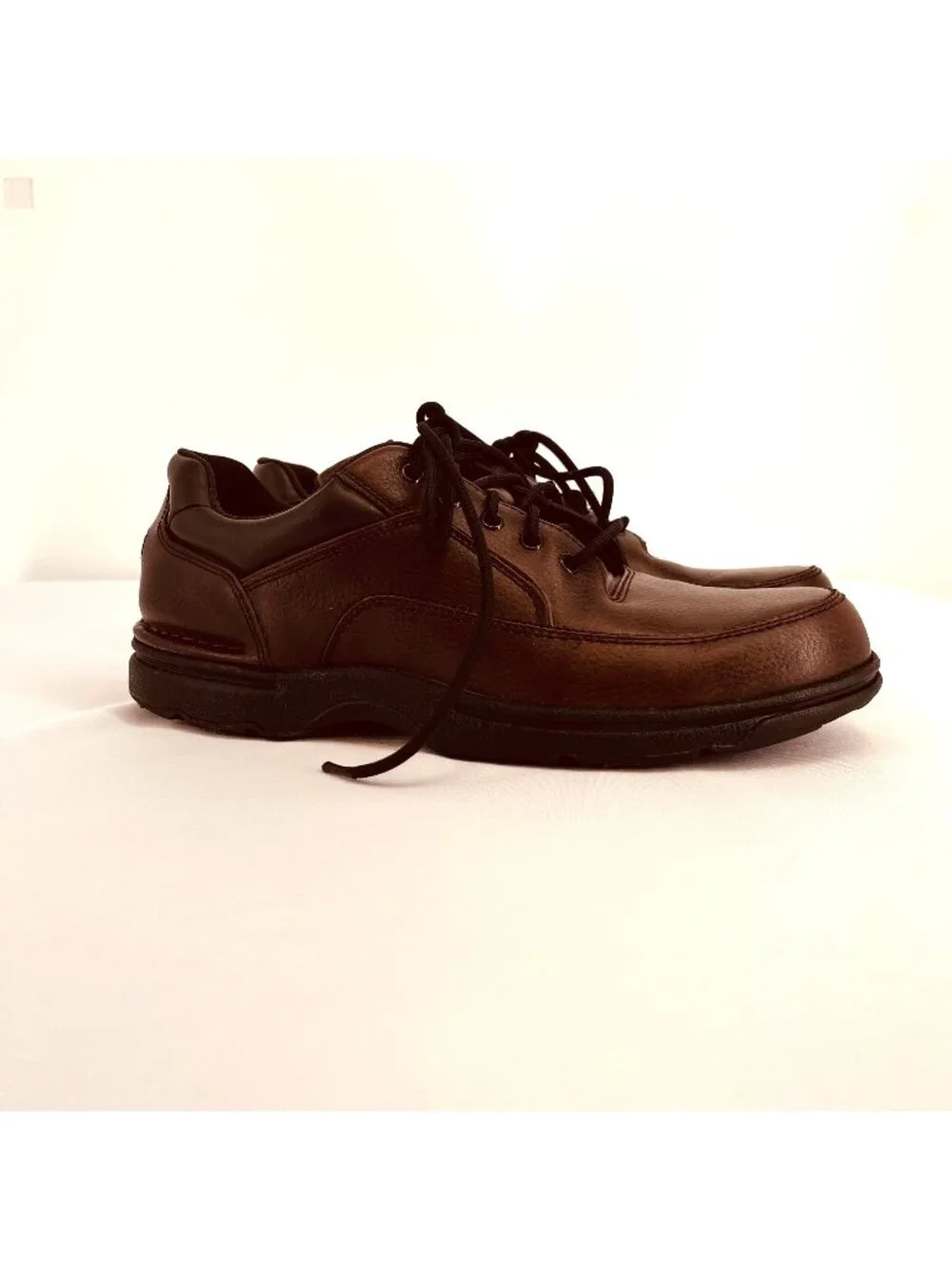 Rockport Mens Ridgefield Eureka Lace-Up Shoe Size 13 Brown leather